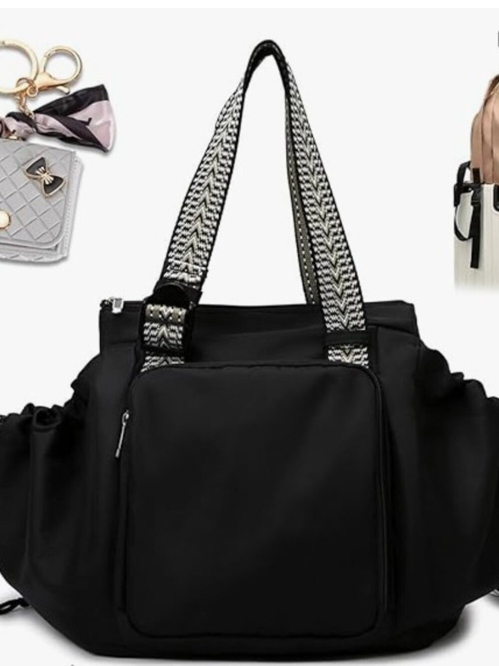NWT - Essential Tote, Travel Bag, Multifunctional Travel Organizer Bag - Black